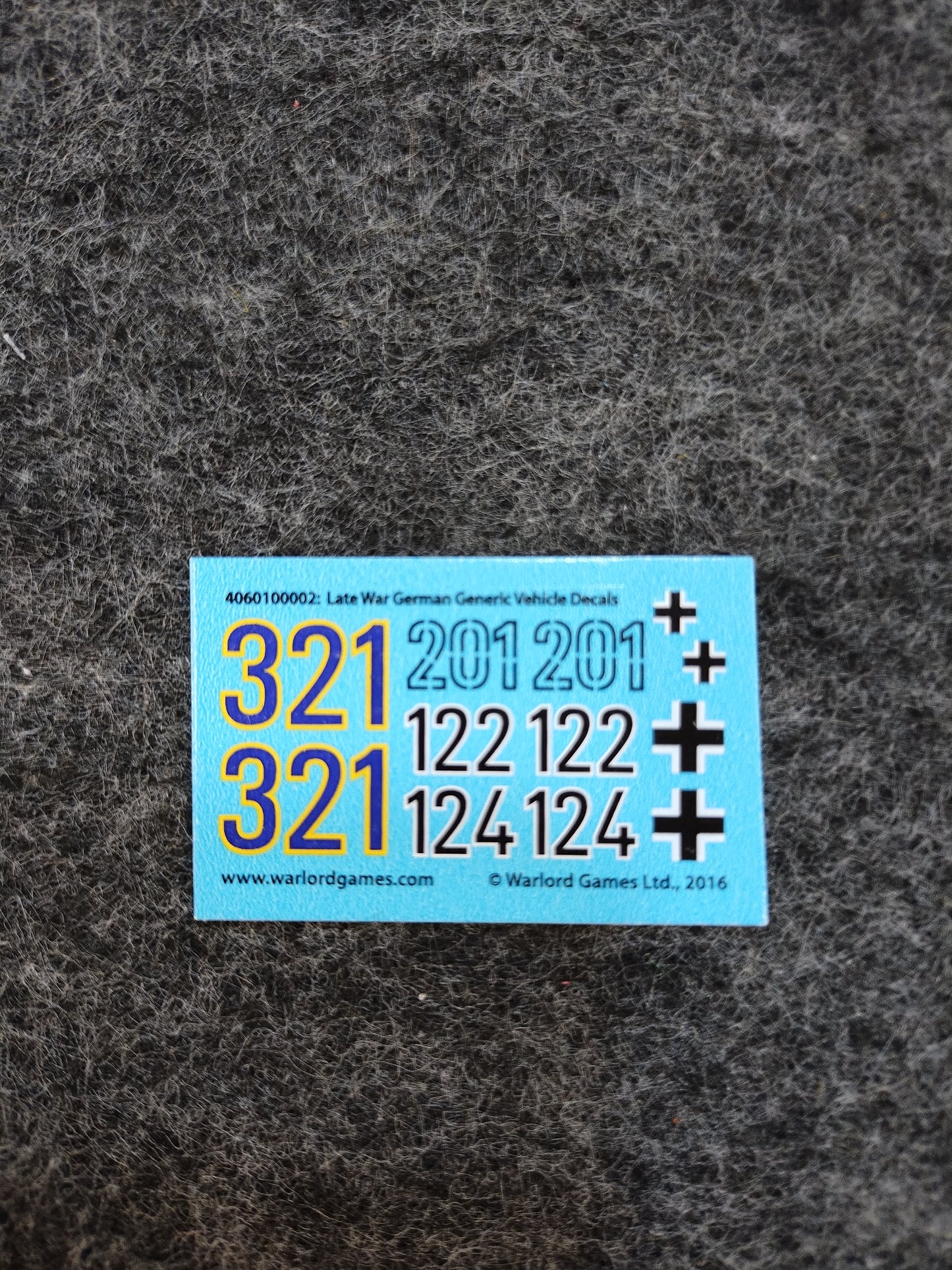 German Late War Generic Decal sheet