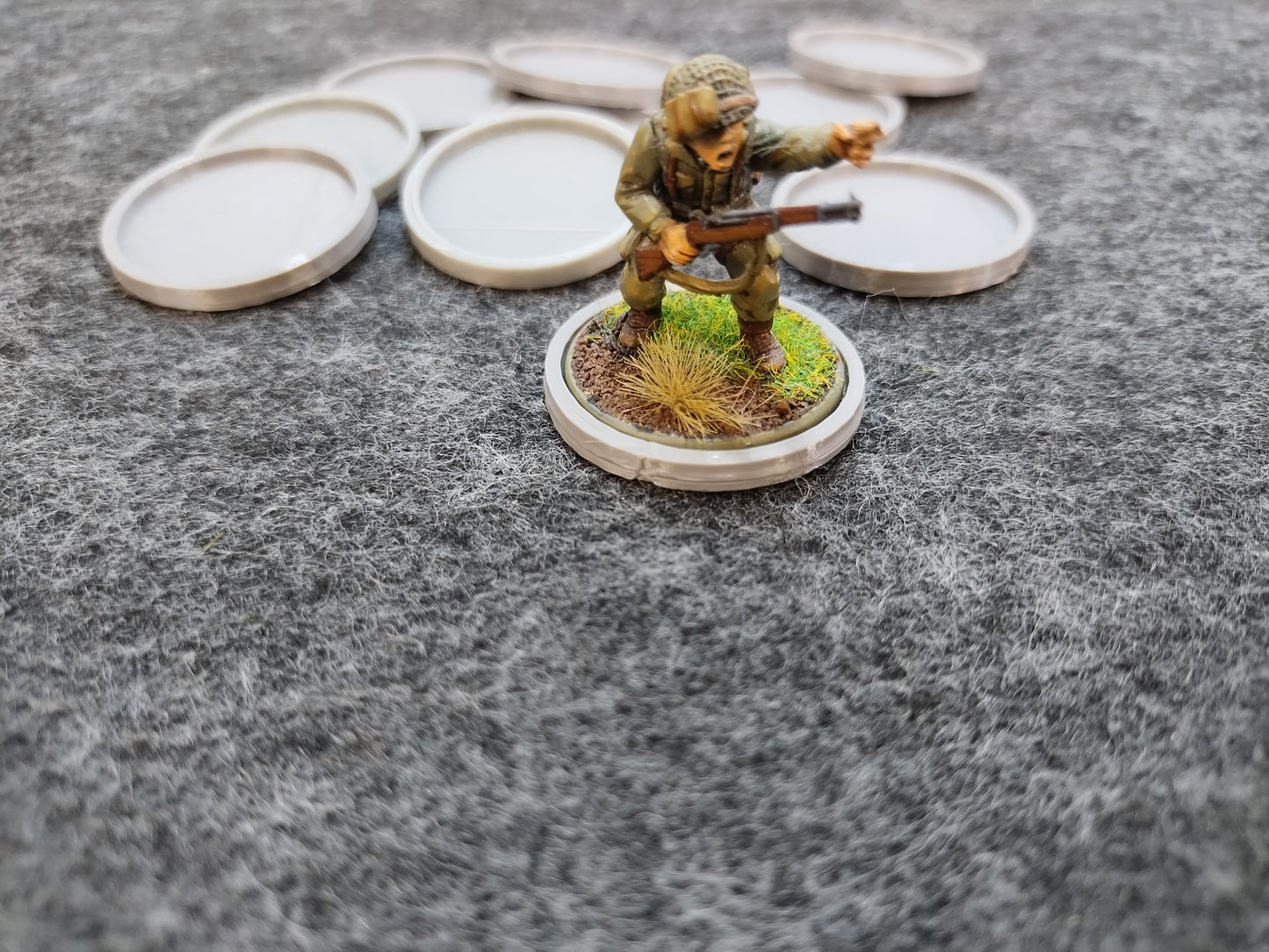 28mm ID tags for Miniatures x10 - Grey