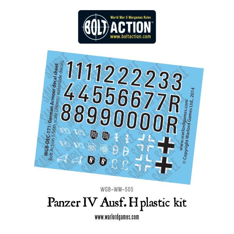 German Panzer IV Ausf. F1/G/H Medium Tank - Bolt Action