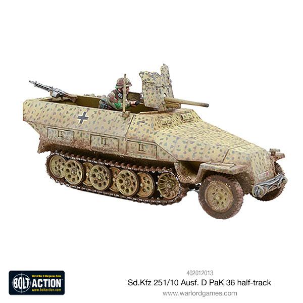 German Sd.Kfz 251/10 Ausf D (pak36) - Bolt Action
