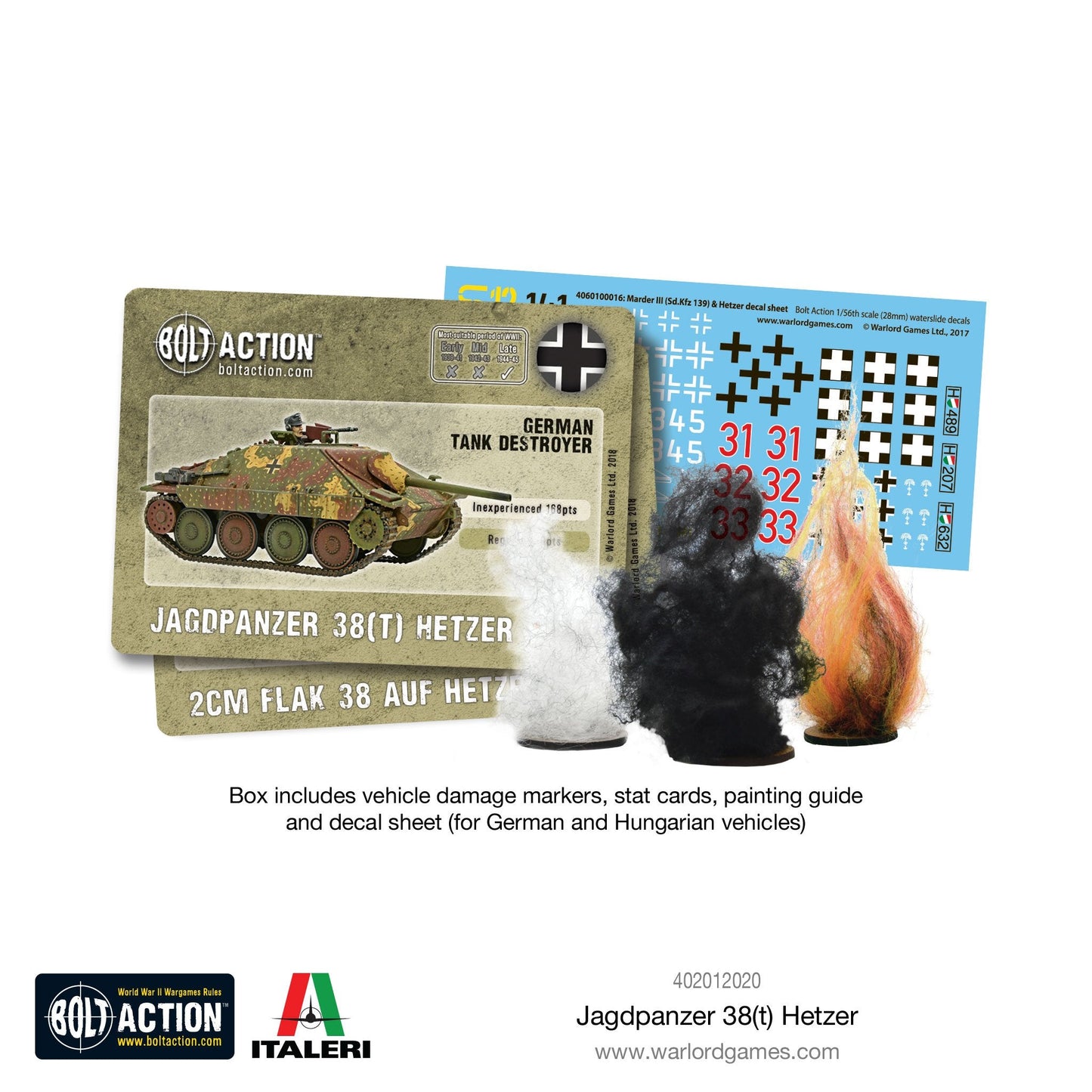 German Jagdpanzer 38(t) Hetzer - Bolt Action