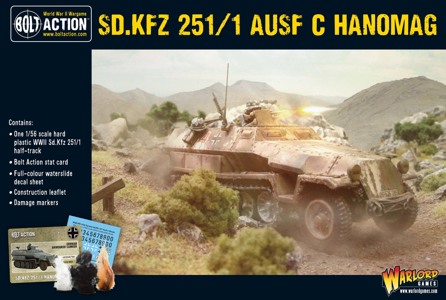 German Sd.Kfz 251/1 Ausf C - Bolt Action