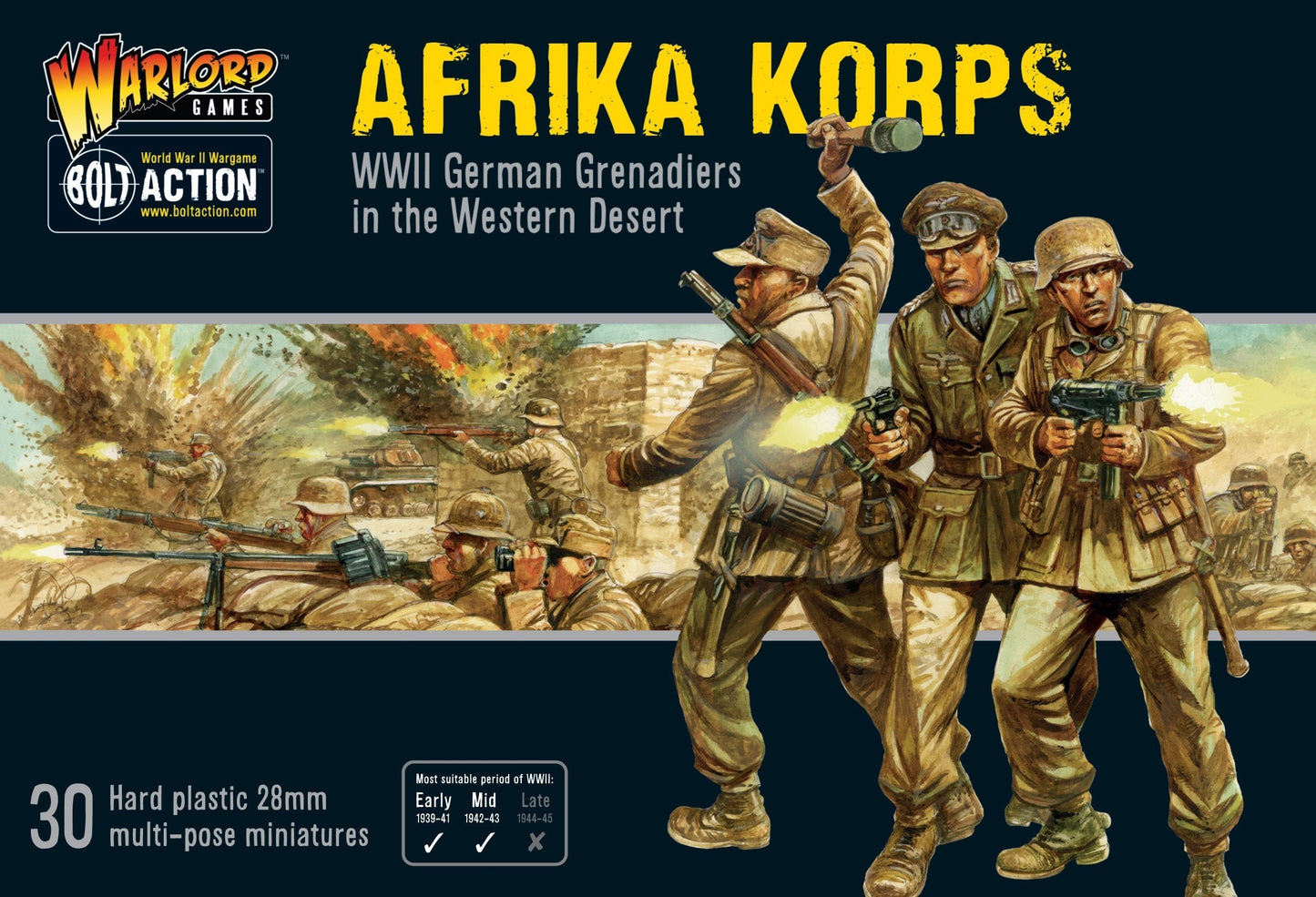 German Afrika Korps Infantry - Bolt Action