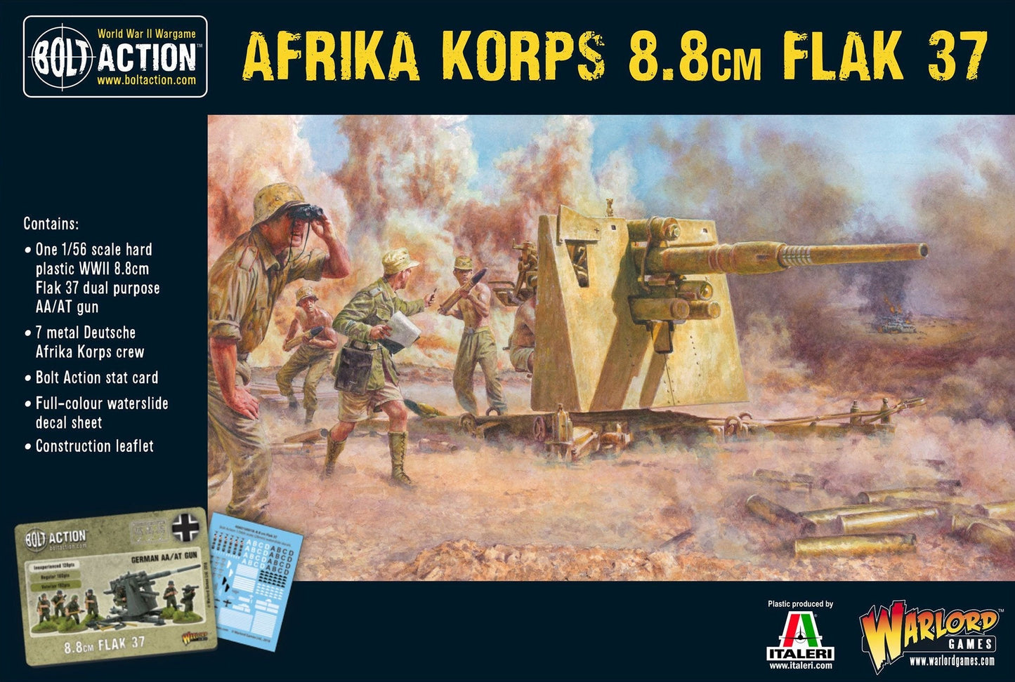 German Afrika Korps 8.8cm Flak 37 - Bolt Action