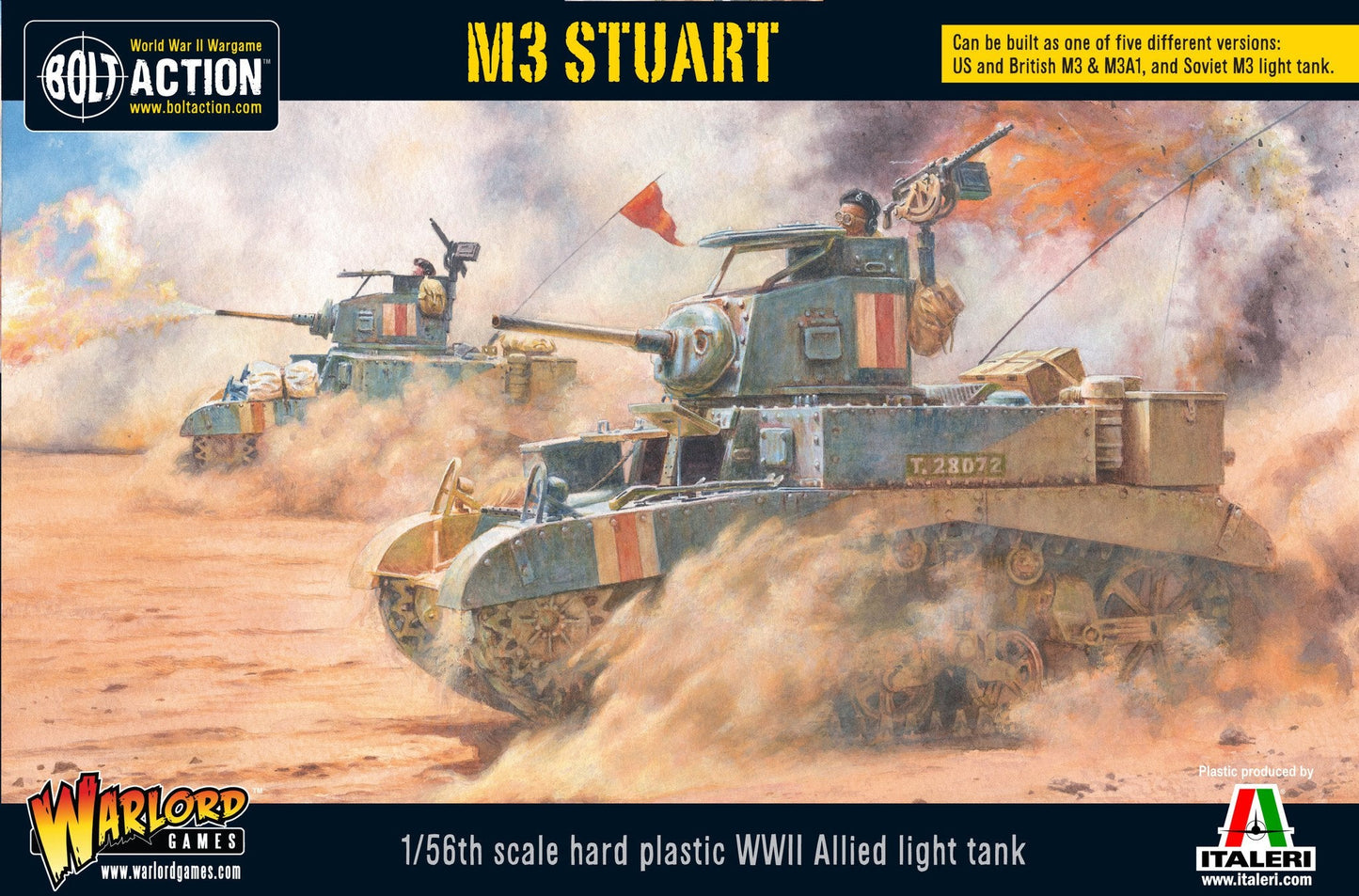 US M3 Stuart Light Tank - Bolt Action