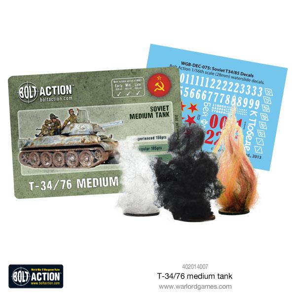 Soviet T34/76 Medium Tank - Bolt Action