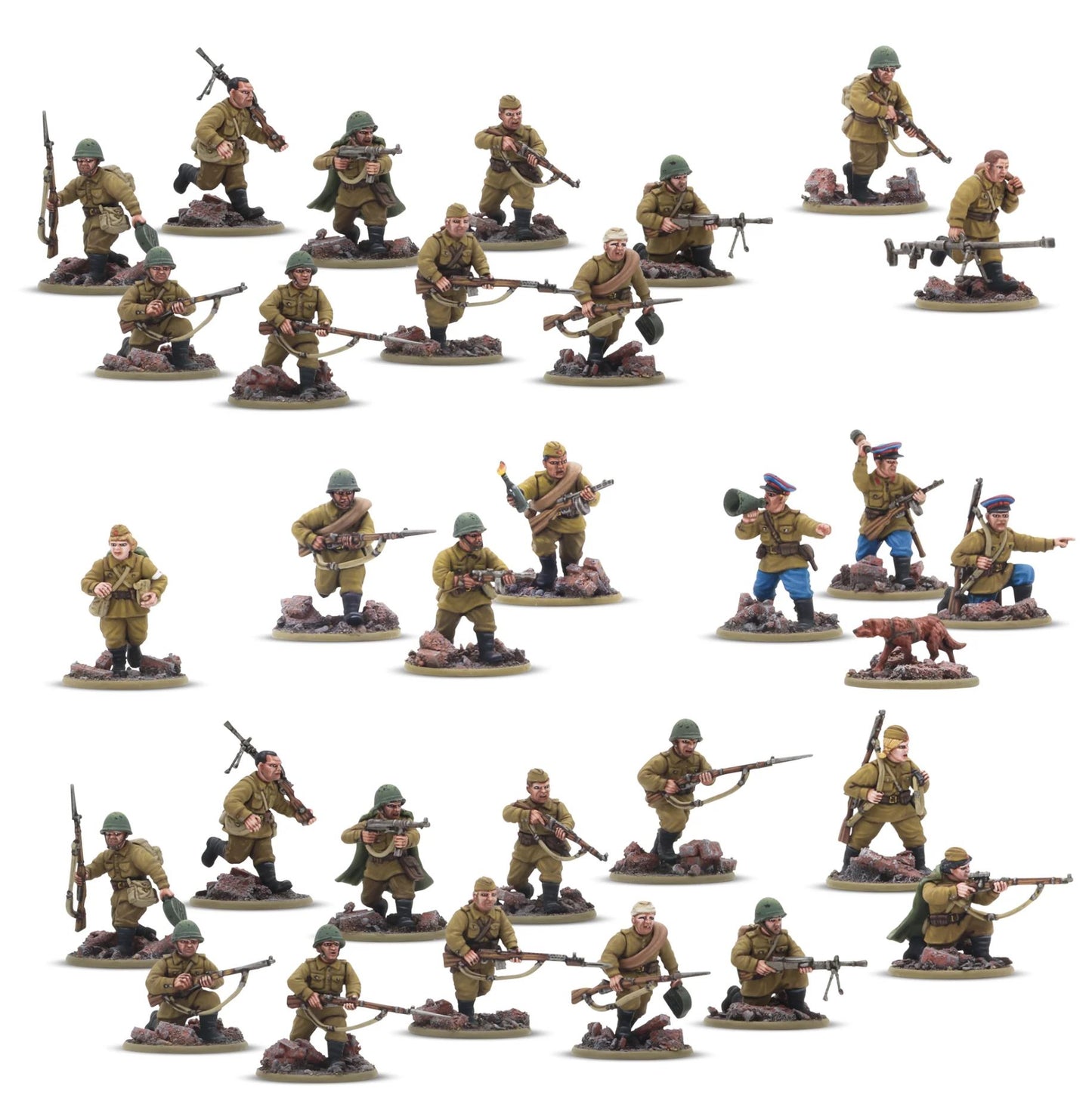 Soviet Army Infantry platoon - Bolt Action