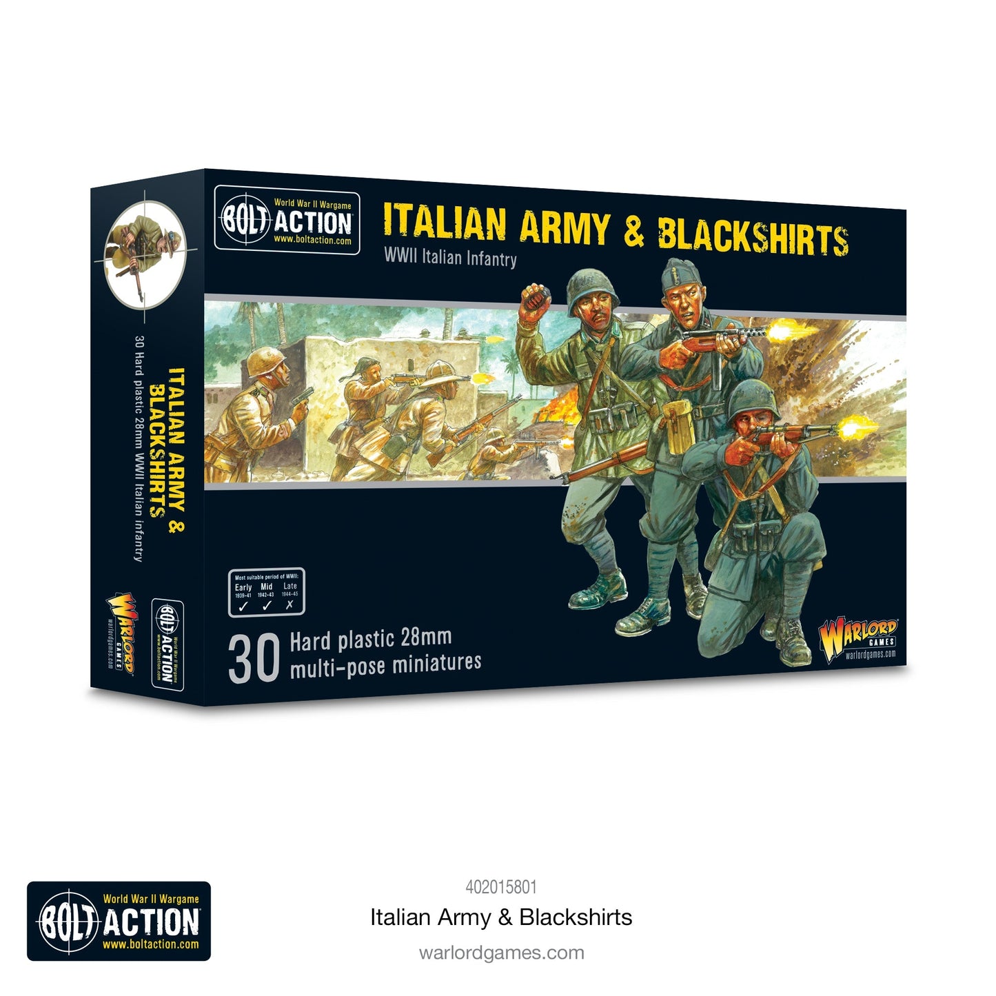 Italian Army & Blackshirts - Bolt Action