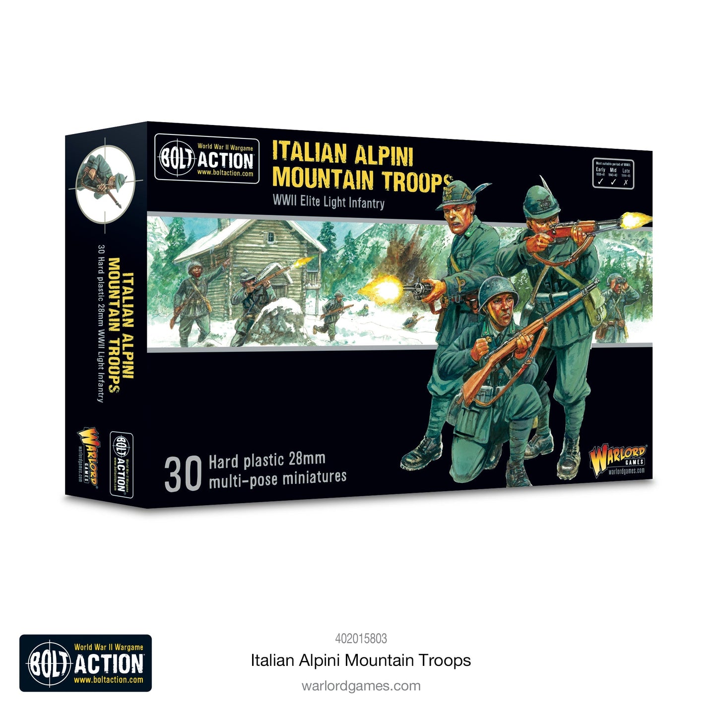 Italian Alpini Mountain Troops - Bolt Action