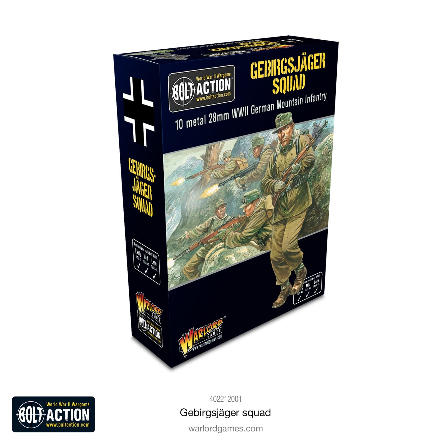 German Gebirgsjager squad - Bolt Action