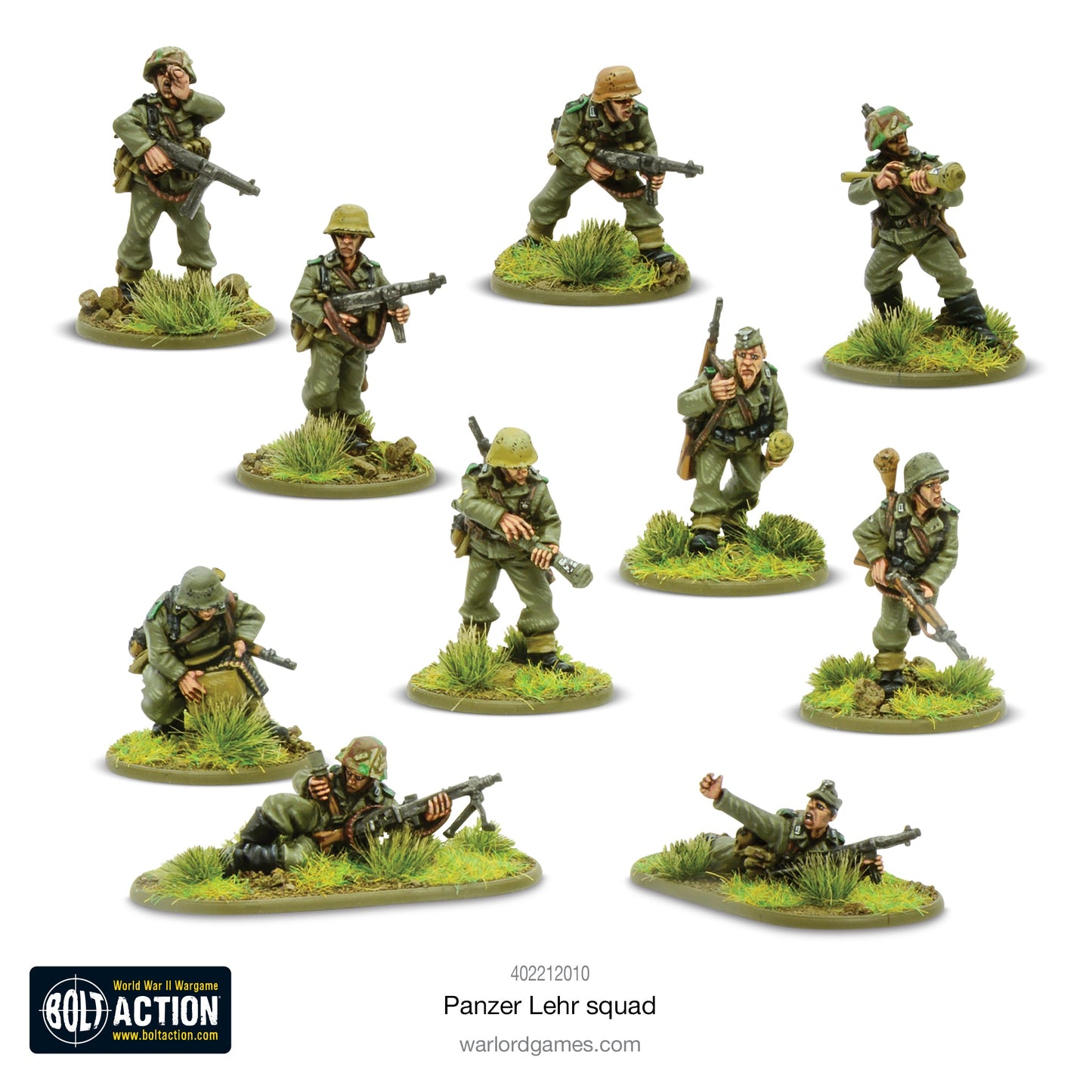 German Panzer Lehr Squad - Bolt Action