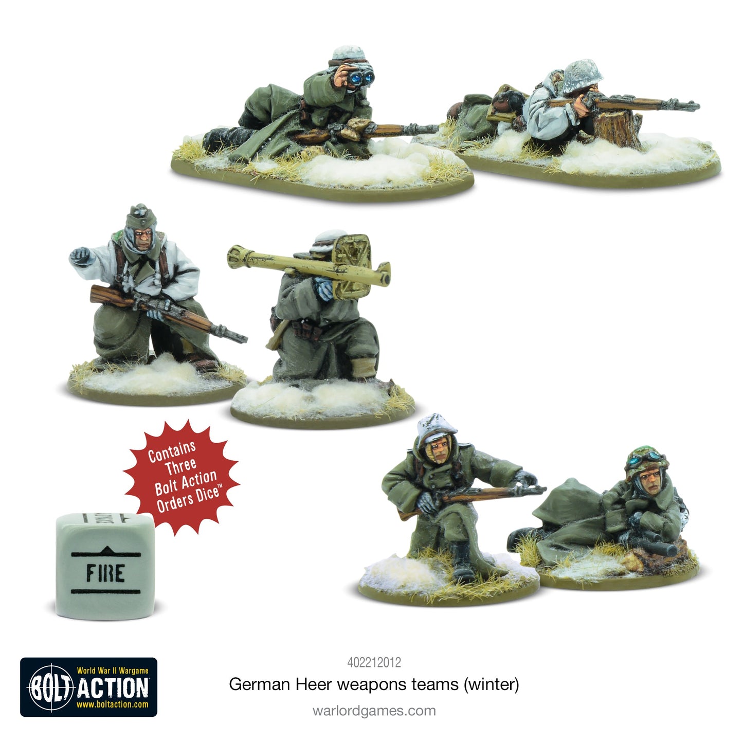 German Heer Weapons Team Winter - Bolt Action