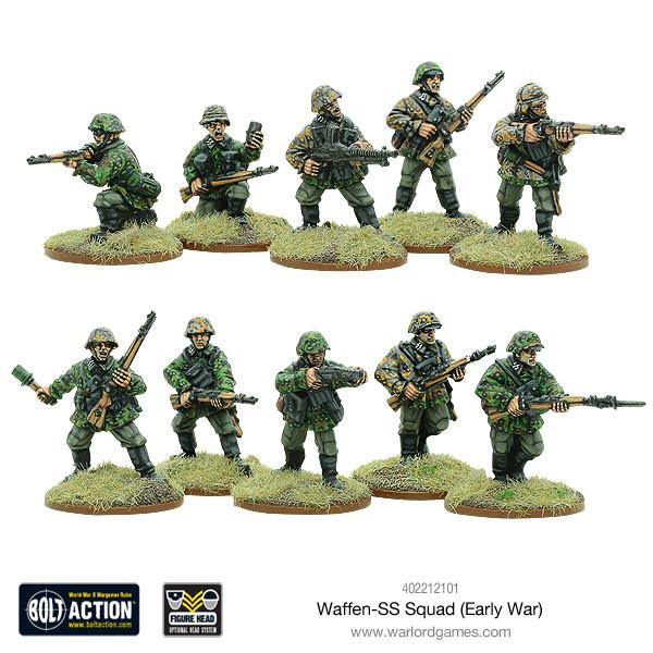 German Early War Waffen-SS squad '39-'42 - Bolt Action