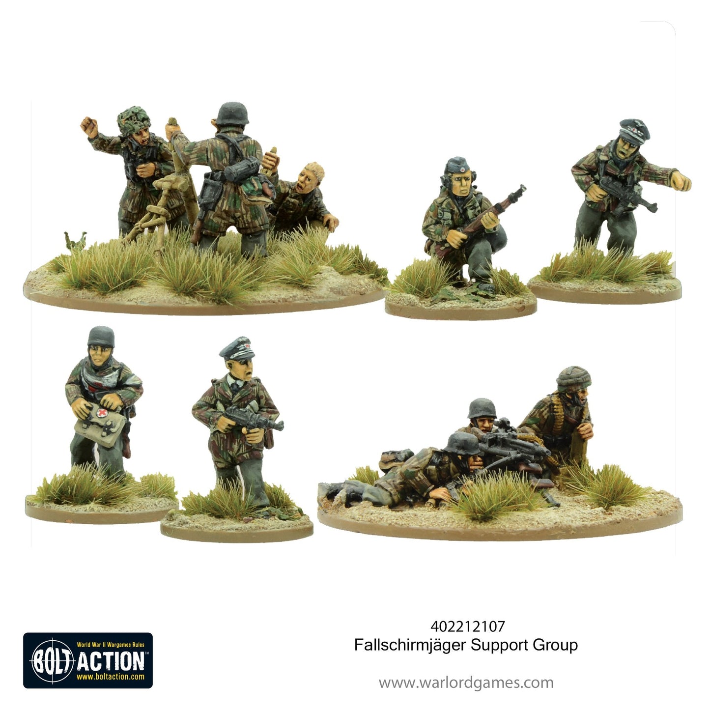 German Fallschirmjäger Support Group - Bolt Action