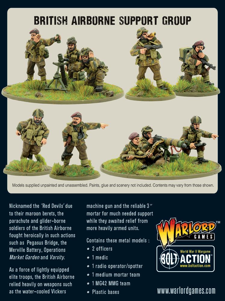 British Airborne Support Group - Bolt Action