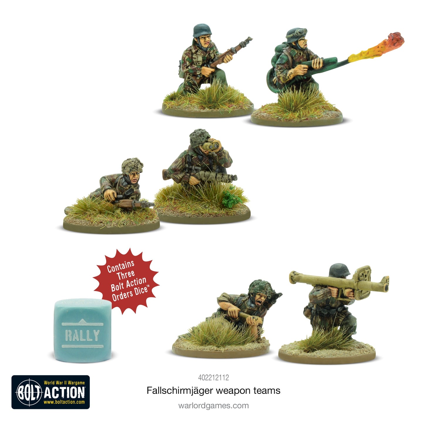 German Fallschirmjäger Weapons Teams - Bolt Action