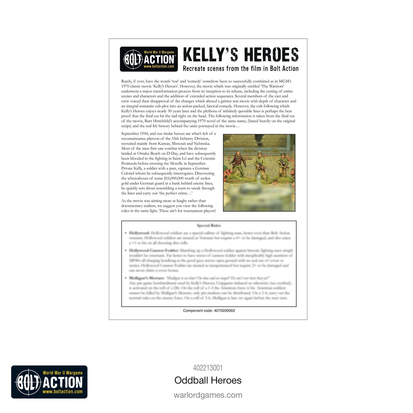 Oddball Heroes - Bolt Action