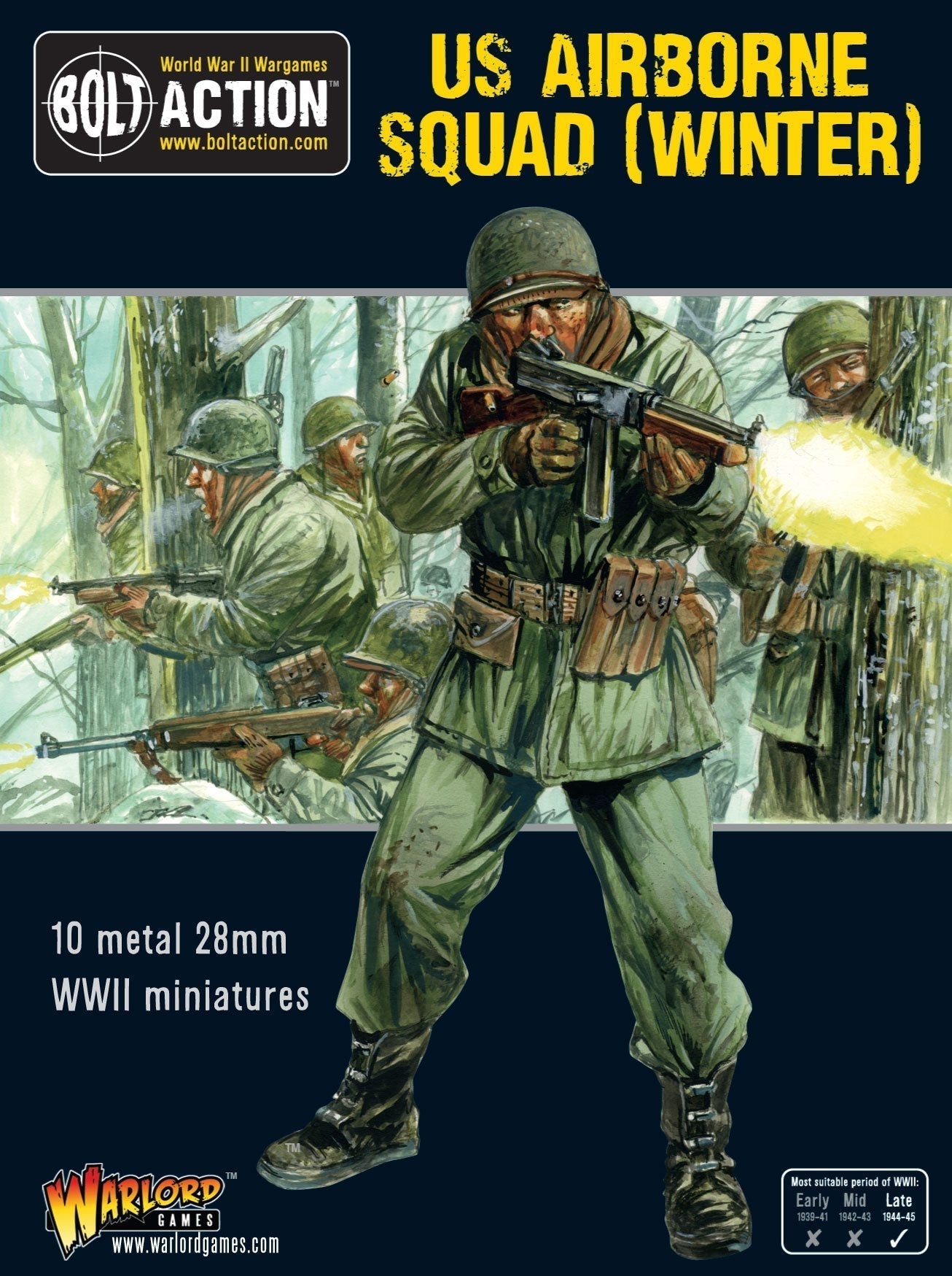US Airborne Squad Winter - Bolt Action