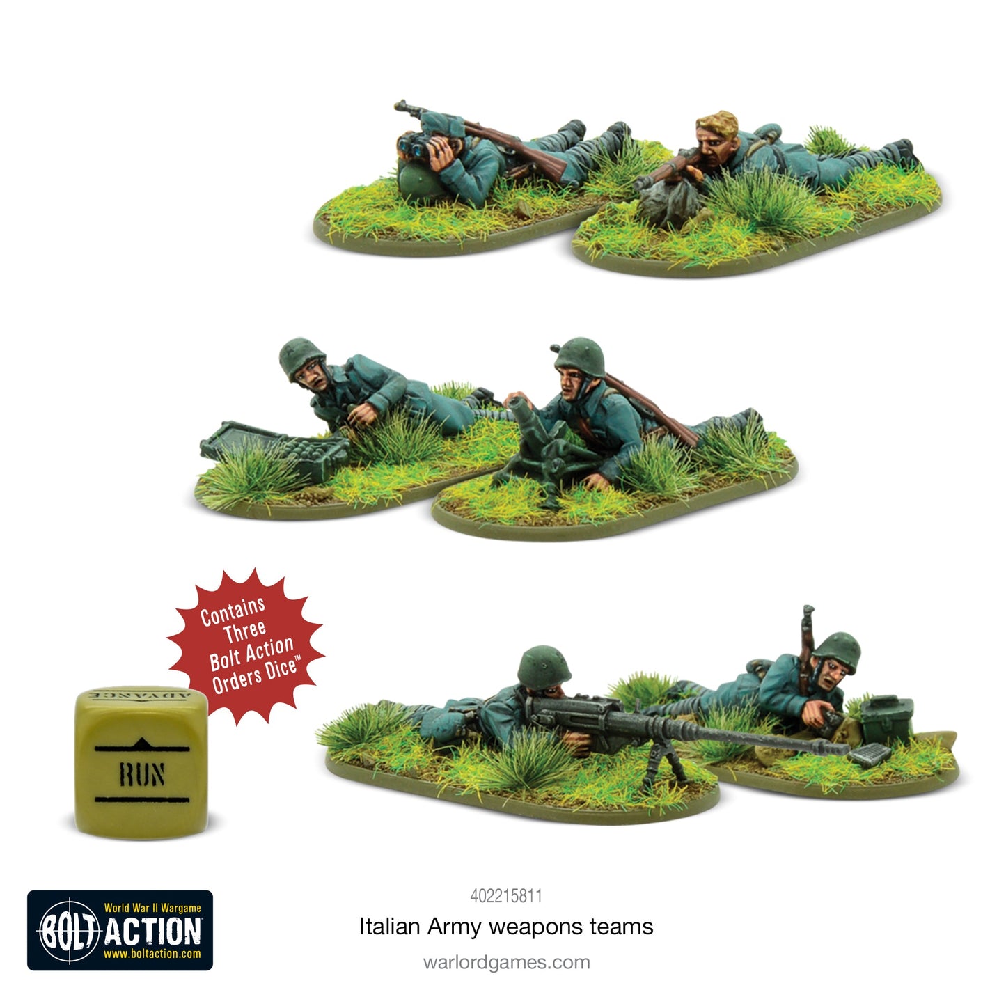 Italian Army Weapons Teams - Bolt Action