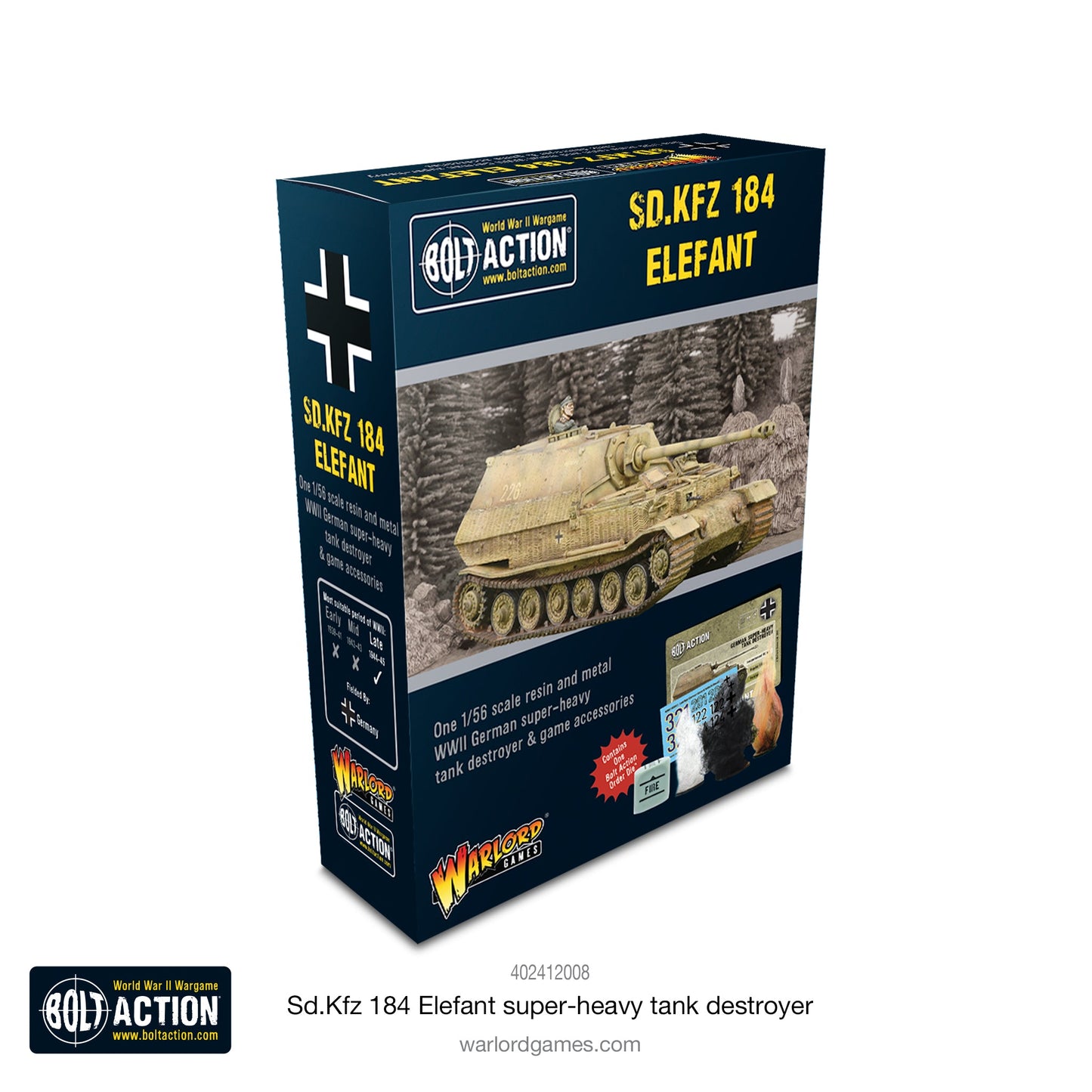 German Sd.Kfz 184 Elefant tank destroyer - Bolt Action