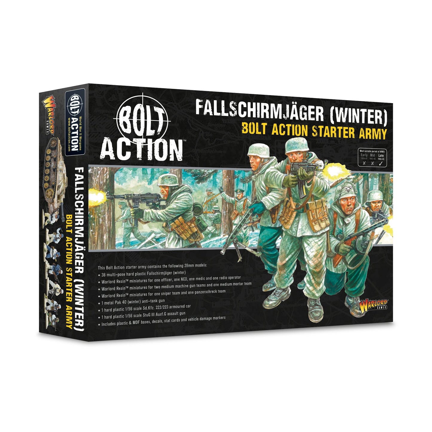 German Fallschirmjäger Starter Army Winter - Bolt Action