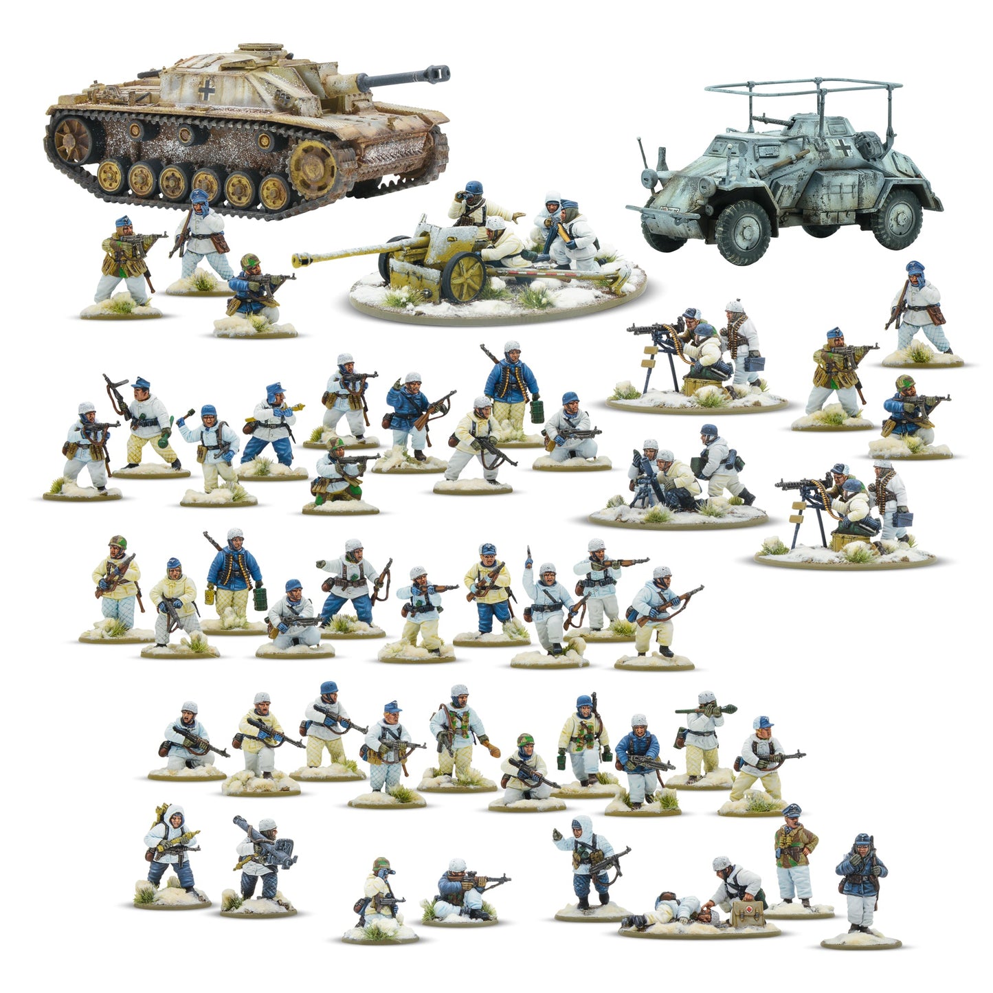 German Fallschirmjäger Starter Army Winter - Bolt Action