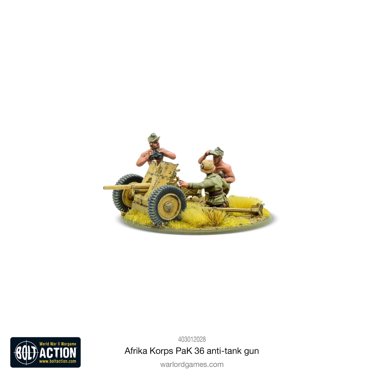 German Afrika Korps Pak 36 Light ATG - Bolt Action