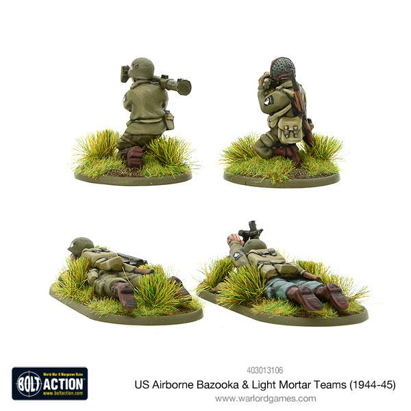 US Airborne Bazooka & Light Mortar Teams '44-'45 - Bolt Action