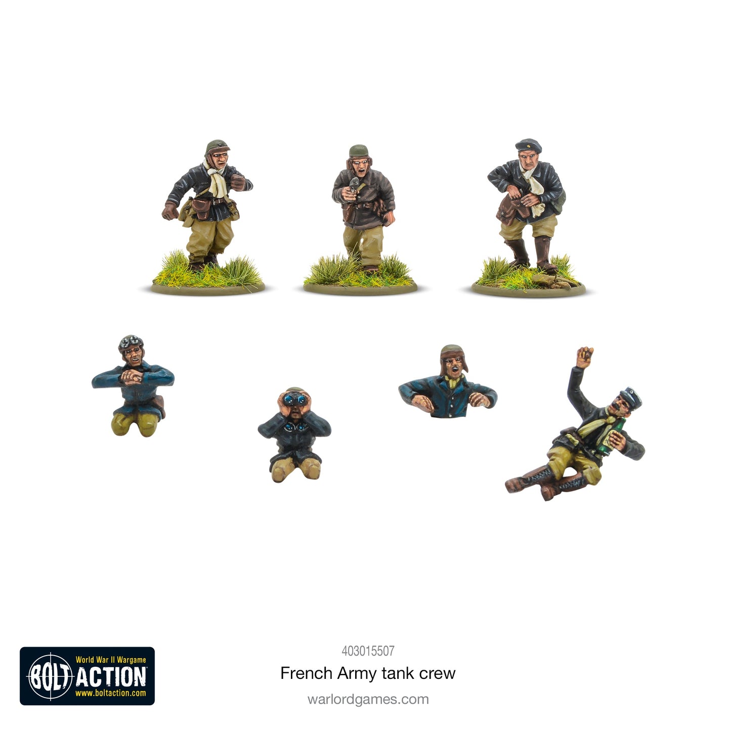French Army Tank Crew - Bolt Action