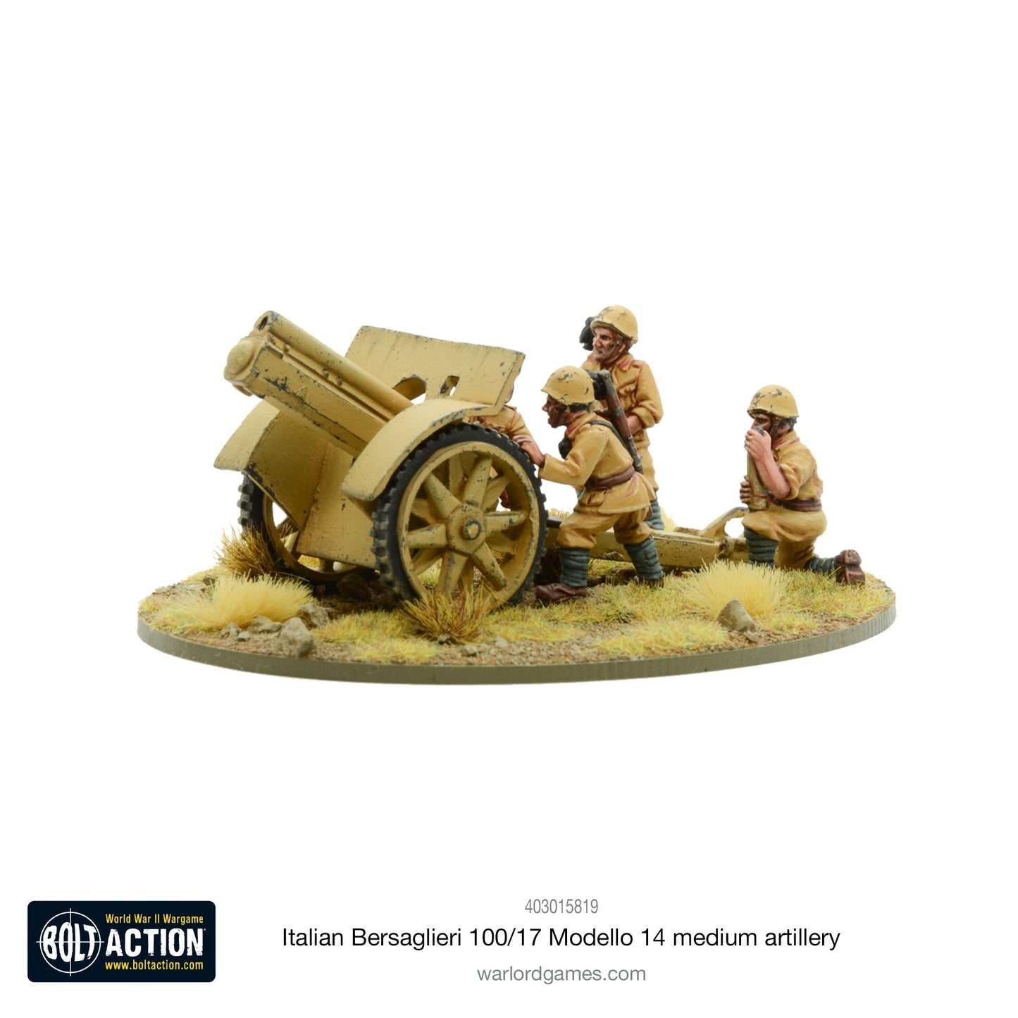 Italian Bersaglieri 100/17 Modello 14 medium artillery - Bolt Action