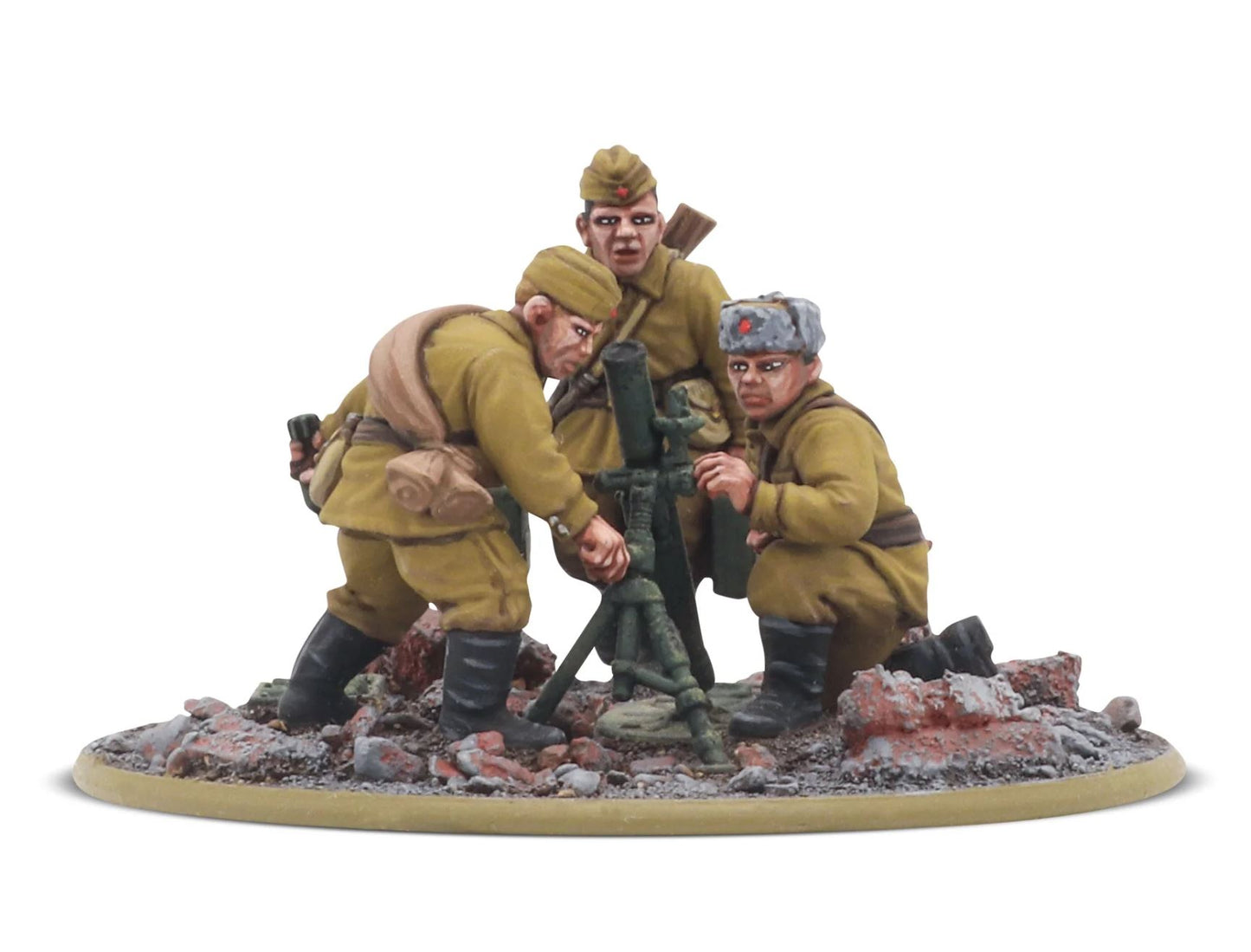 Soviet Army Medium Mortar Team - Bolt Action