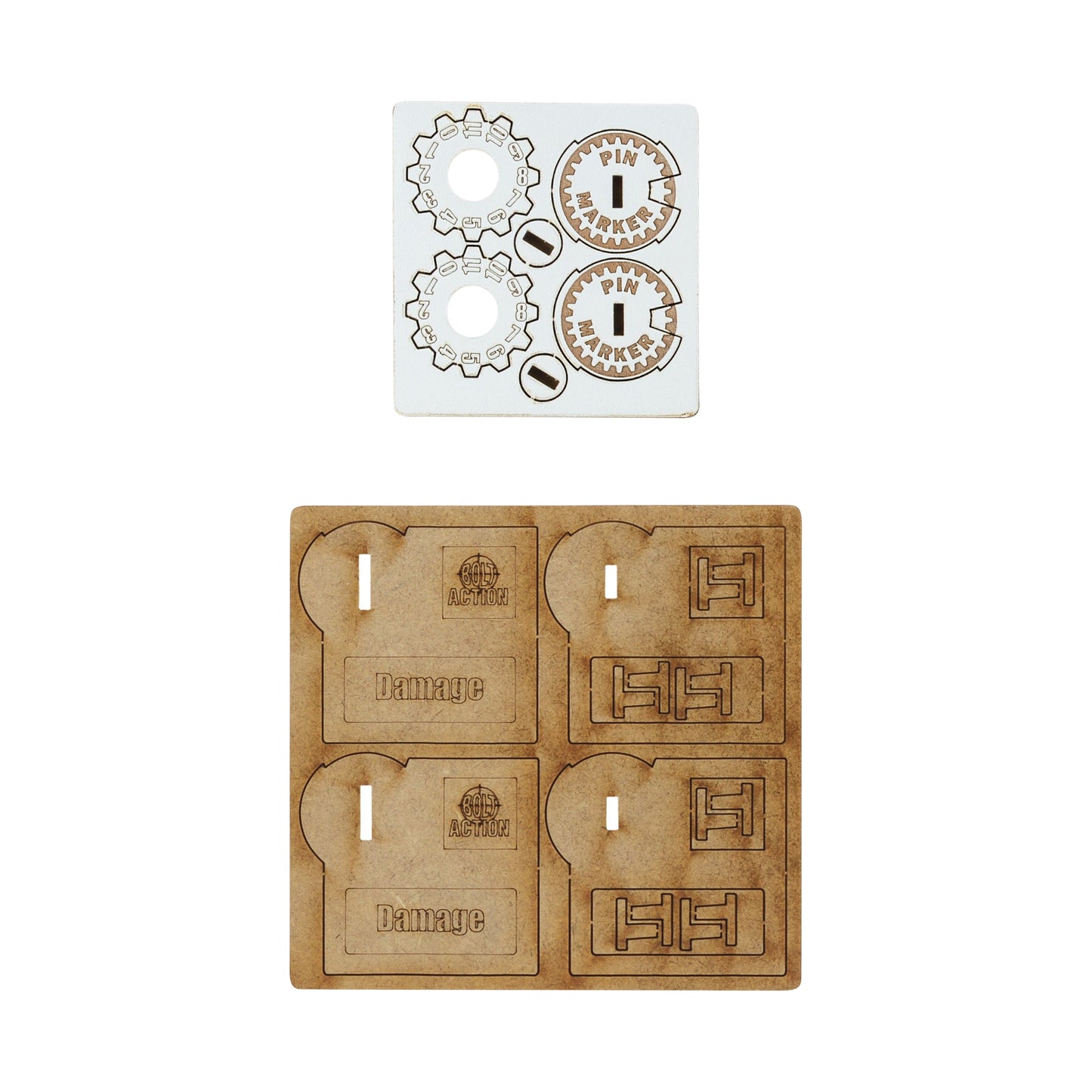 Bolt Action Vehicle Pin Markers - German