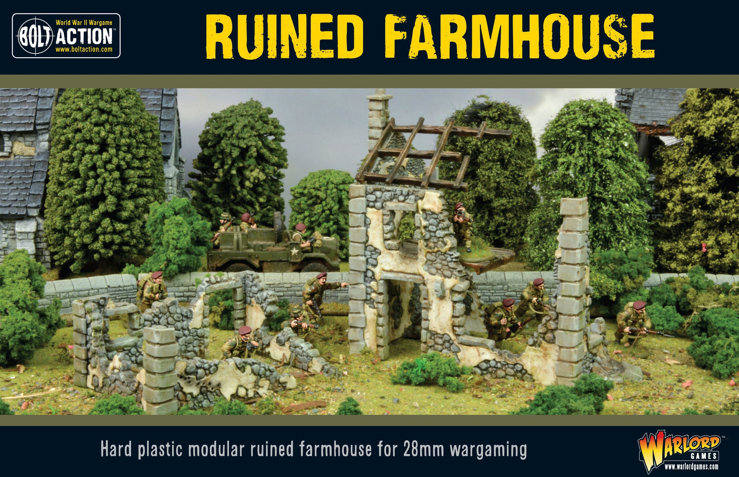 Ruined Farmhouse - Warlord Games/Bolt Action