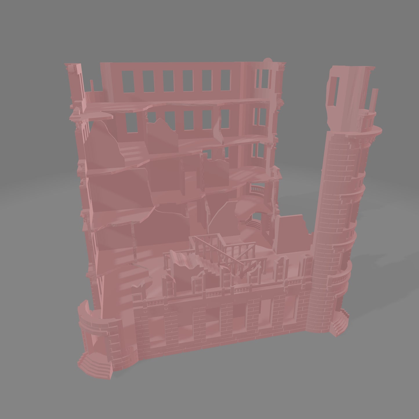 Leningrad Department Store Ruin - Commissioned