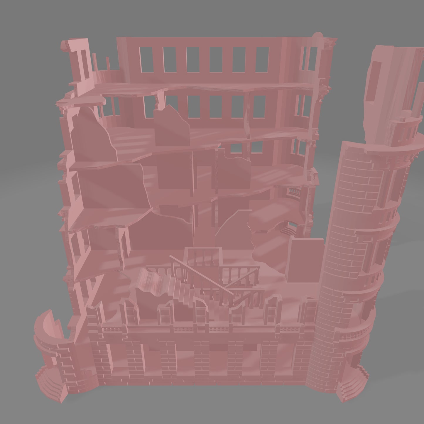 Leningrad Department Store Ruin - Commissioned