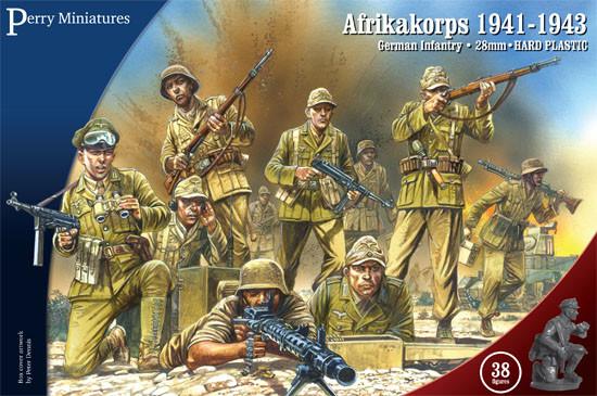 German Afrika Korps German Infantry - Perry - Bolt Action