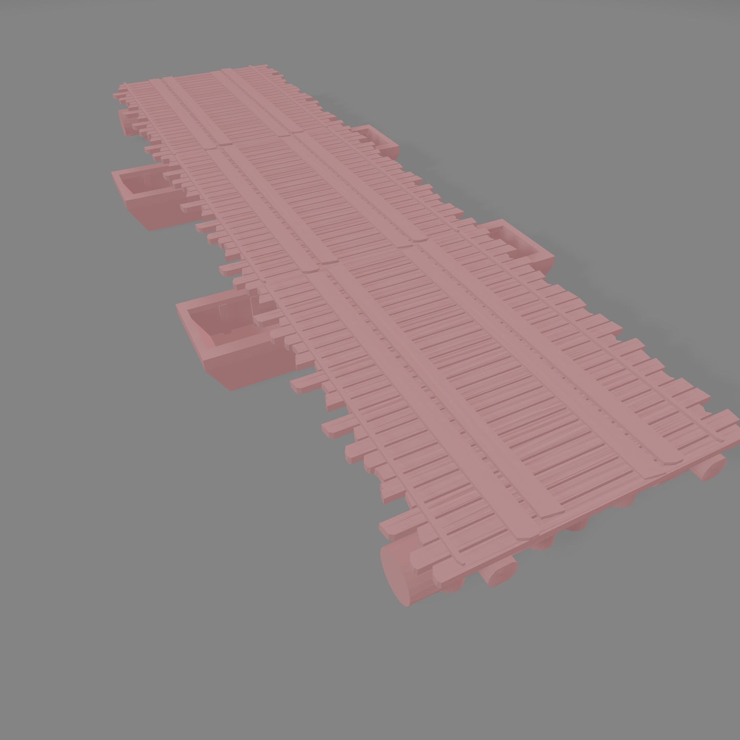 Log Pontoon Bridge - Commissioned
