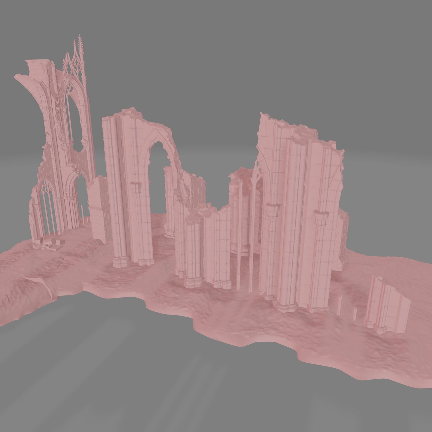 European Cathedral Ruin #2 - Commissioned