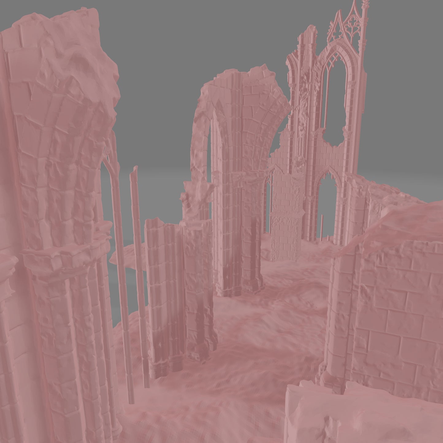 European Cathedral Ruin #2 - Commissioned