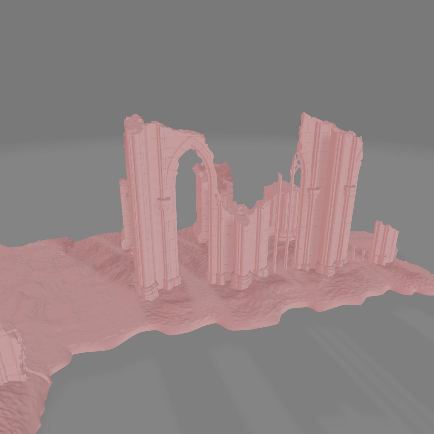 European Cathedral Ruin #3 - Commissioned