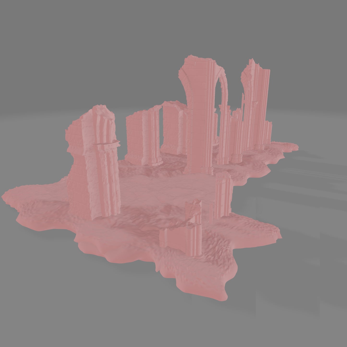 European Cathedral Ruin #3 - Commissioned