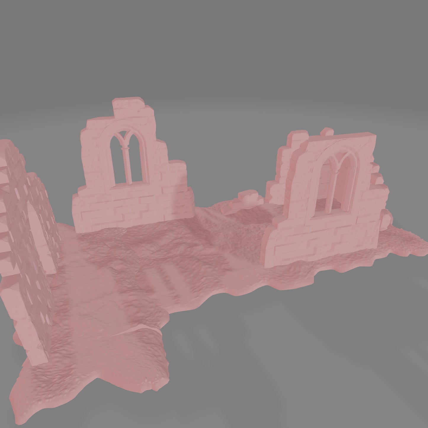 European Cathedral Ruin #4 - Commissioned