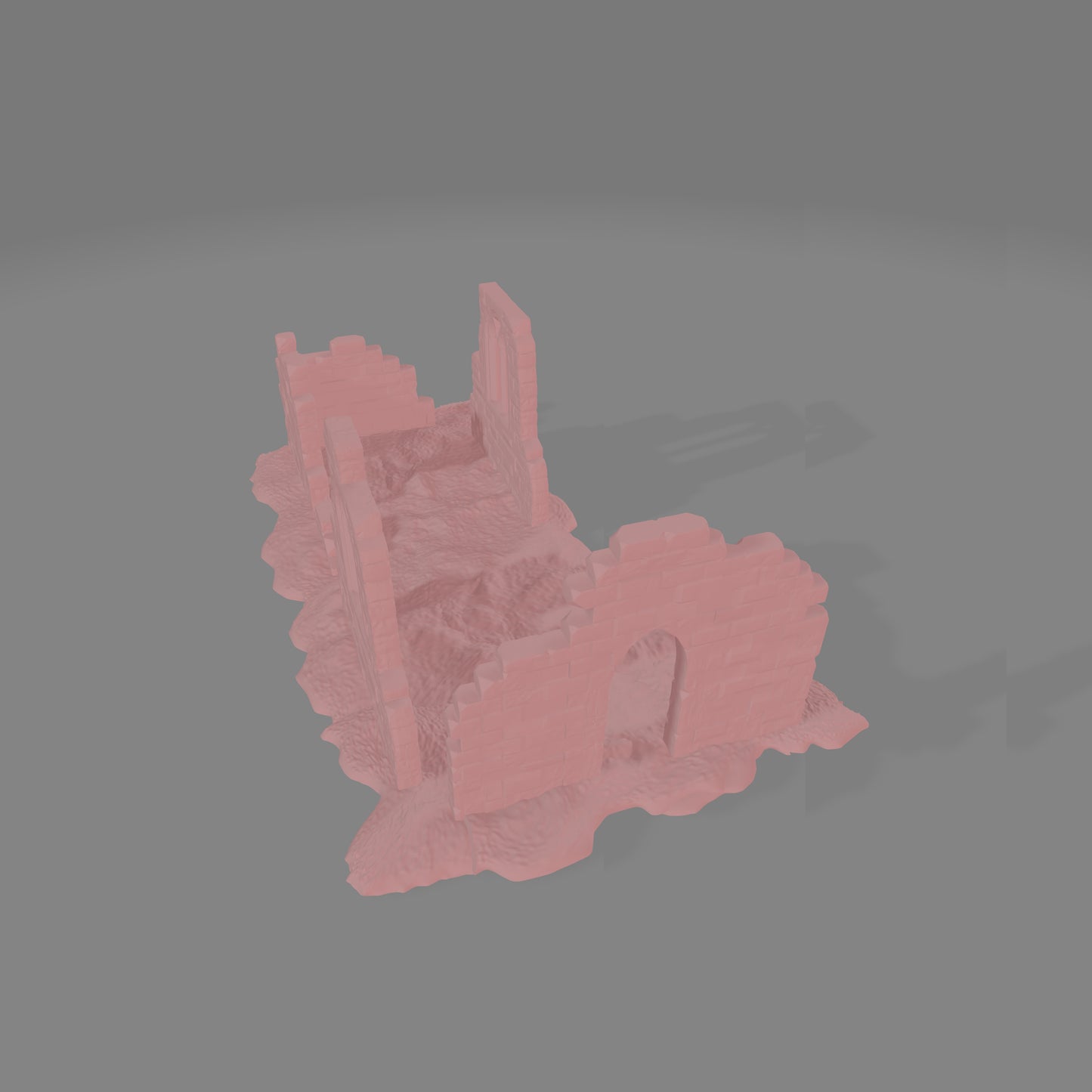 European Cathedral Ruin #4 - Commissioned