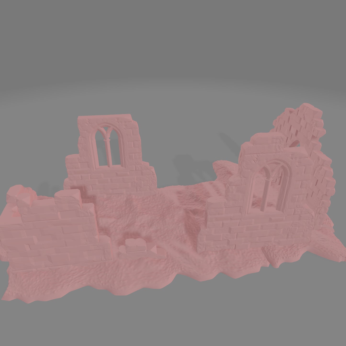 European Cathedral Ruin #4 - Commissioned