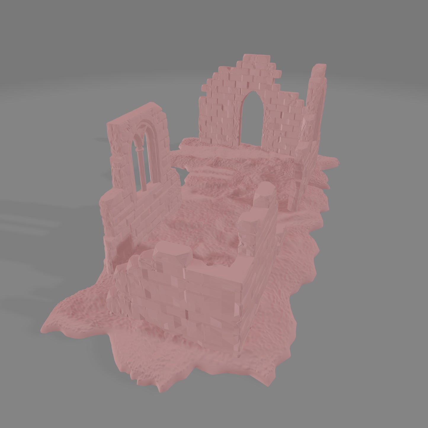 European Cathedral Ruin #4 - Commissioned
