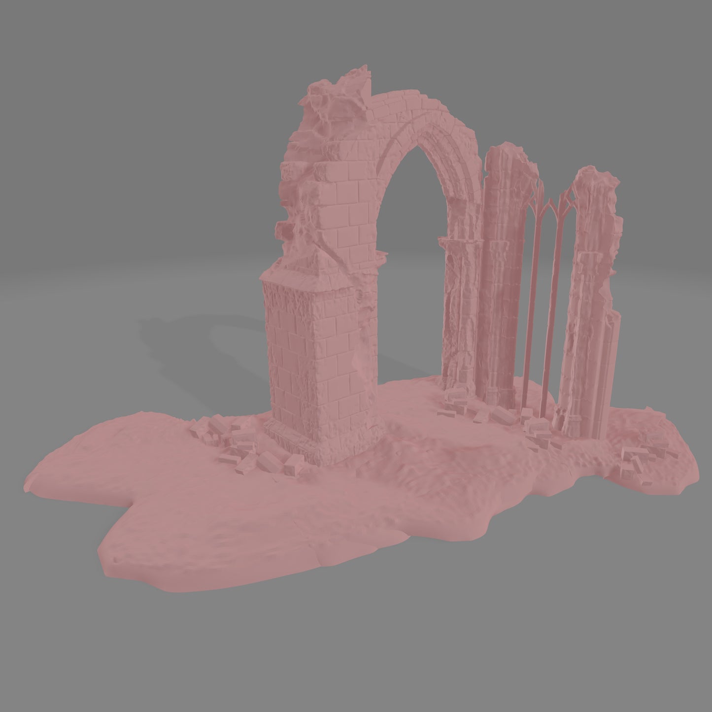 European Cathedral Ruin #1 - Commissioned