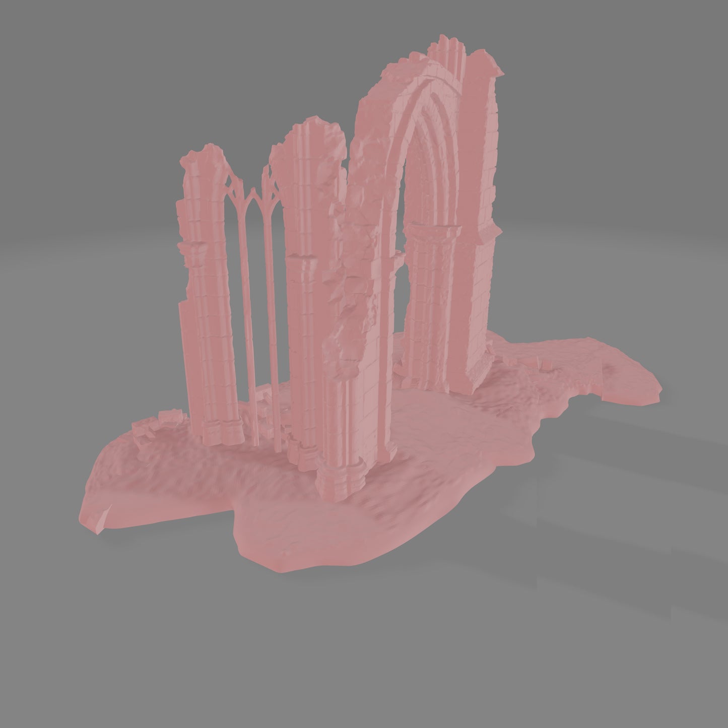 European Cathedral Ruin #1 - Commissioned