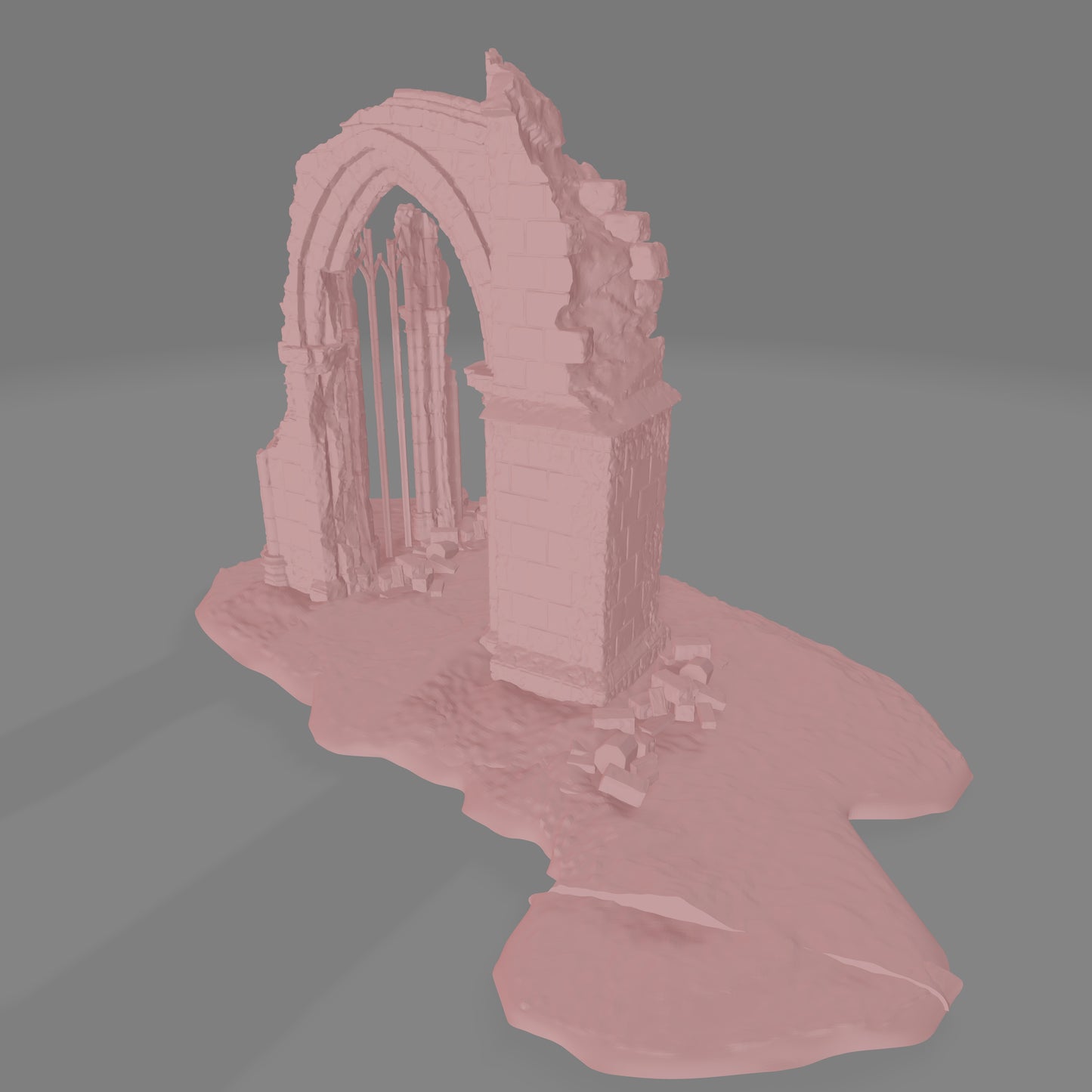 European Cathedral Ruin #1 - Commissioned