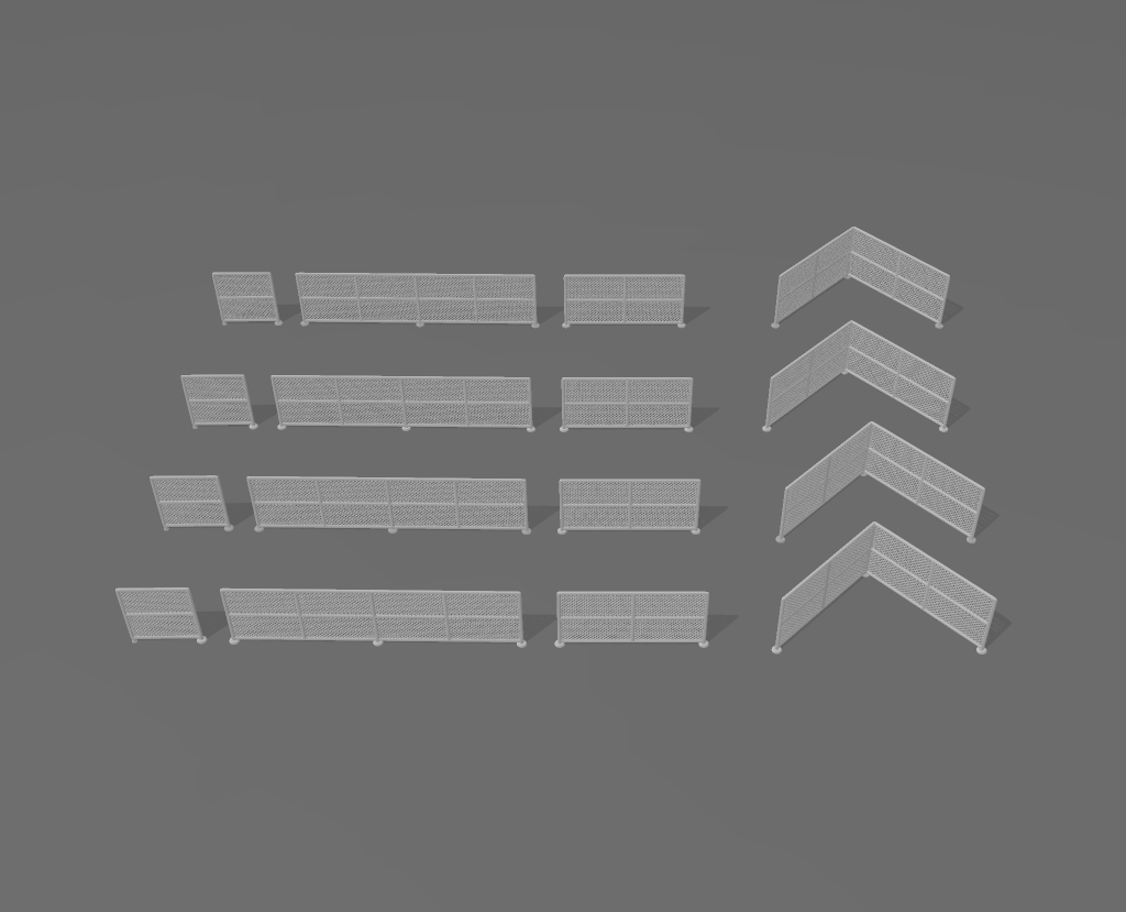Fences Bundle x4 WWII - Commissioned