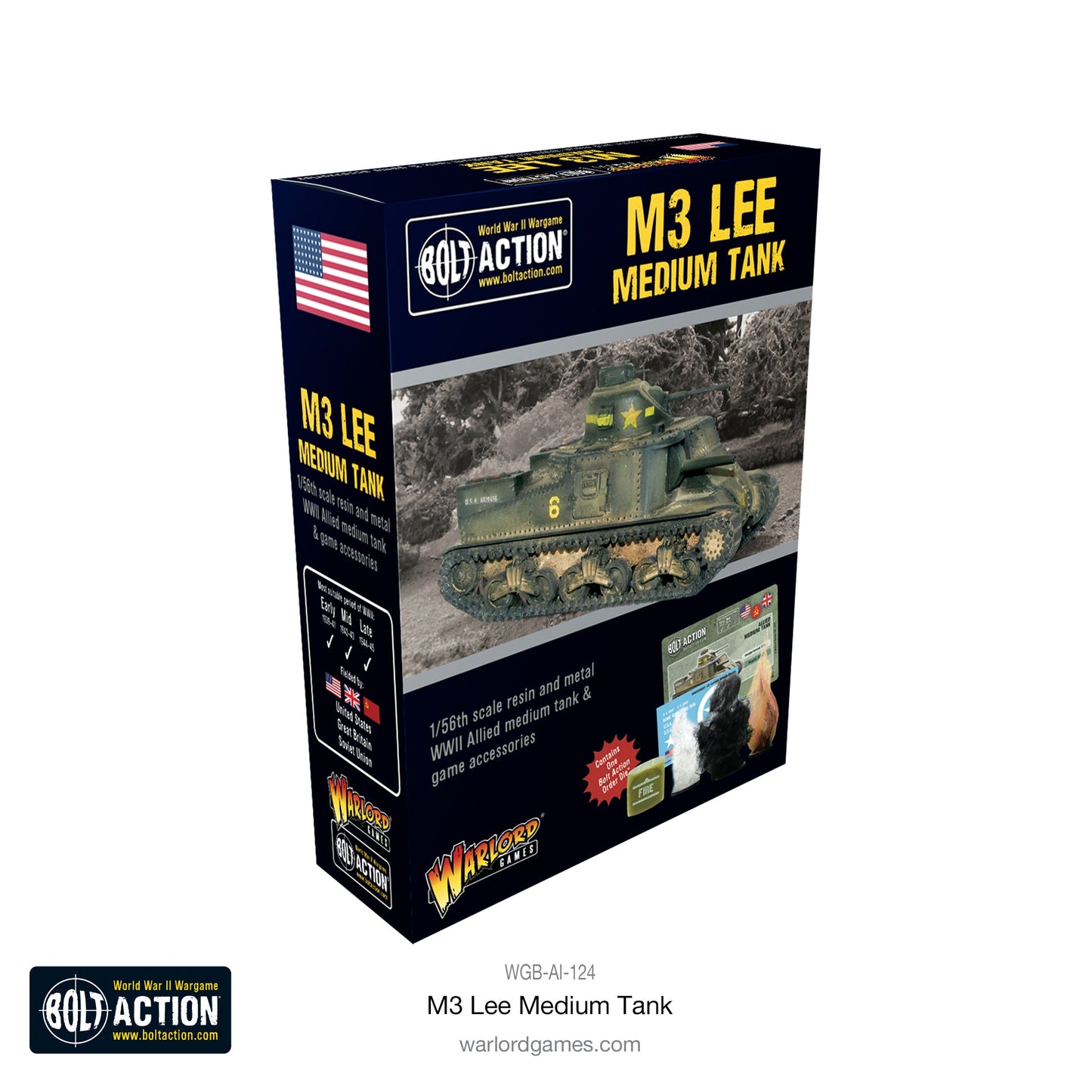US M3 Lee Tank - Bolt Action